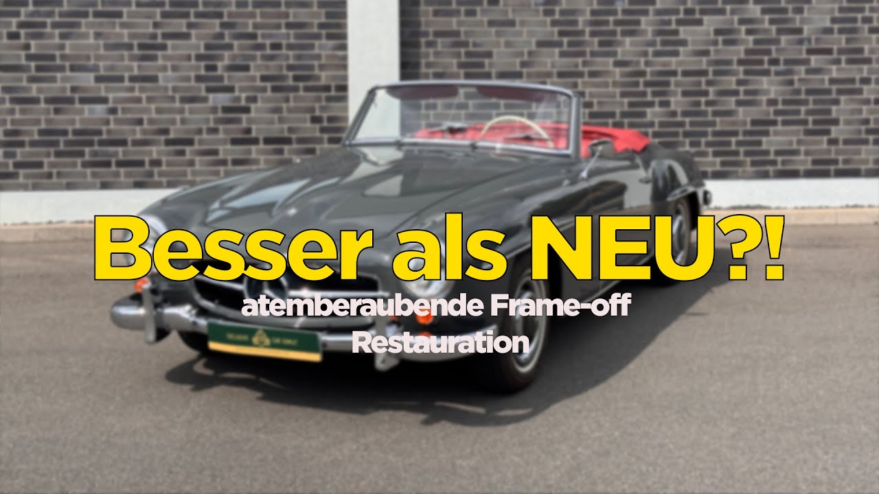 Besser als NEU?! Dieser Mercedes 190 SL ist UNGLAUBLICH!
