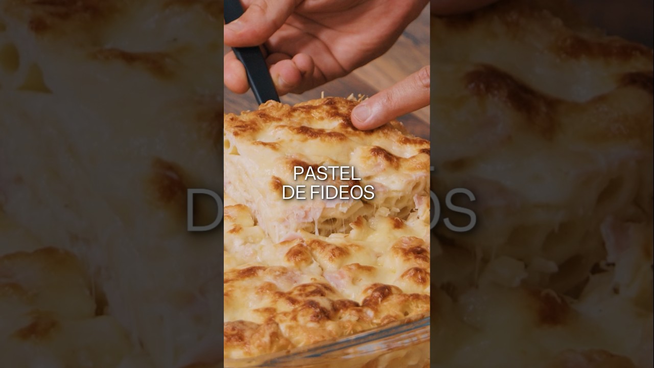 🤤 Prep&aacute;rate un PASTEL DE FIDEOS F&Aacute;CIL y delicioso. &iexcl;M&aacute;s pr&aacute;ctico, imposible! 👌