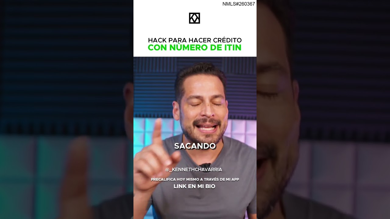 Hacer crédito con tu ITIN 💳 