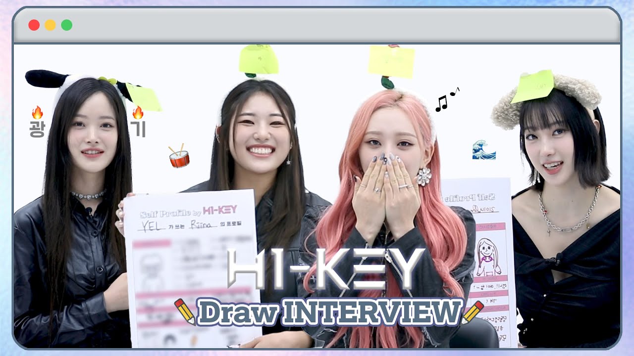 사랑이 많은 언니니까💕 | H1-KEY Profile Draw Interview