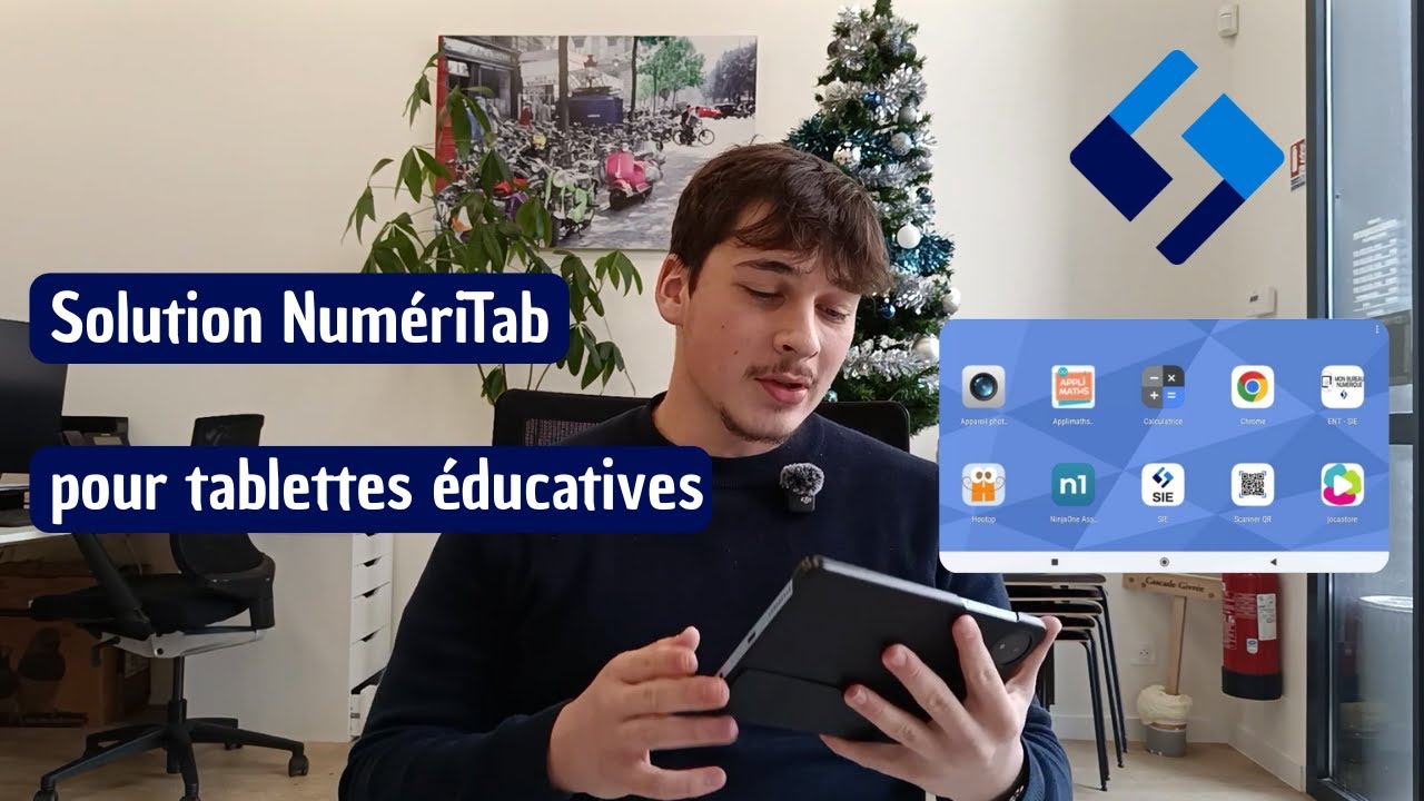 NumériTab – La tablette pédagogique simplifiée, présenté par Auxane