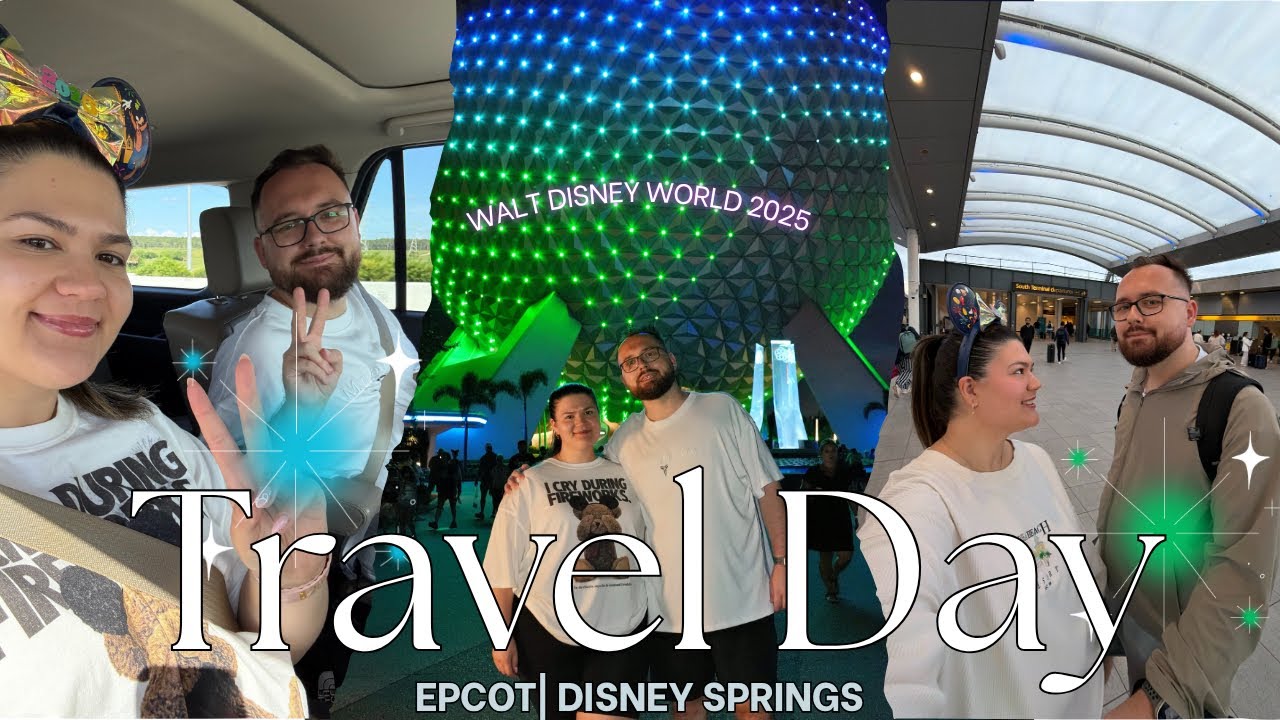 TRAVEL DAY | WALT DISNEY WORLD | BRITISH AIRWAYS | PREMIUM ECONOMY | EPCOT | DISNEY SPRINGS | SEP 25