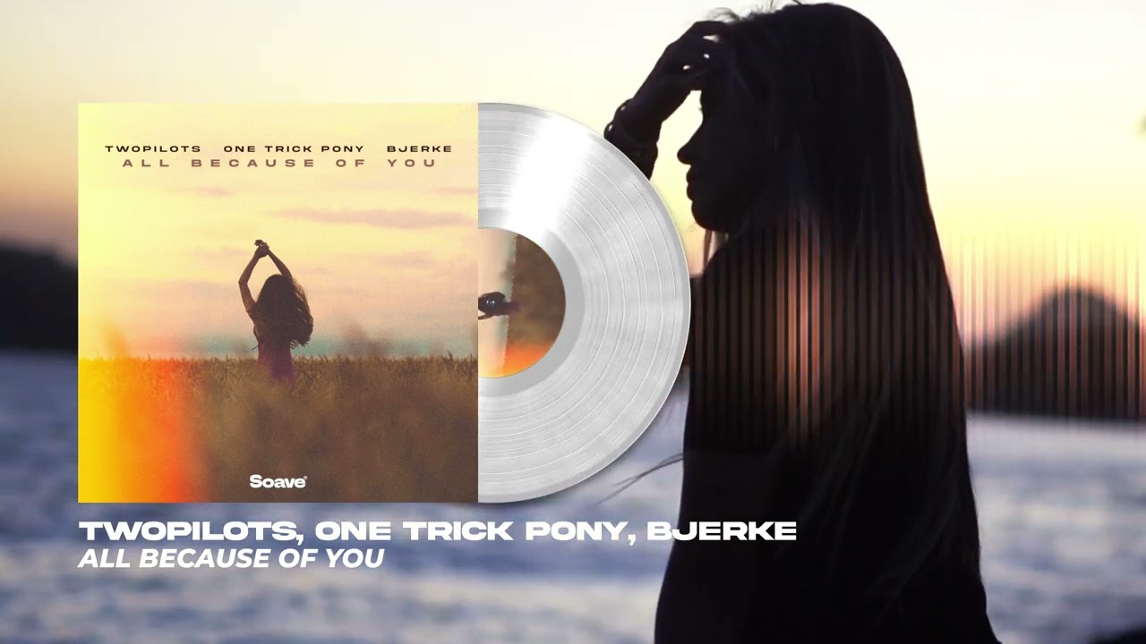 TWOPILOTS & One Trick Pony & Bjerke - All Because Of You (Official Visualizer)