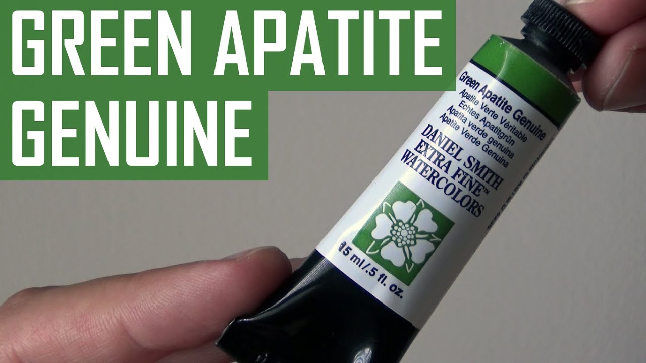 Green Apatite Genuine - Daniel Smith Primatek | The Paint Show 15