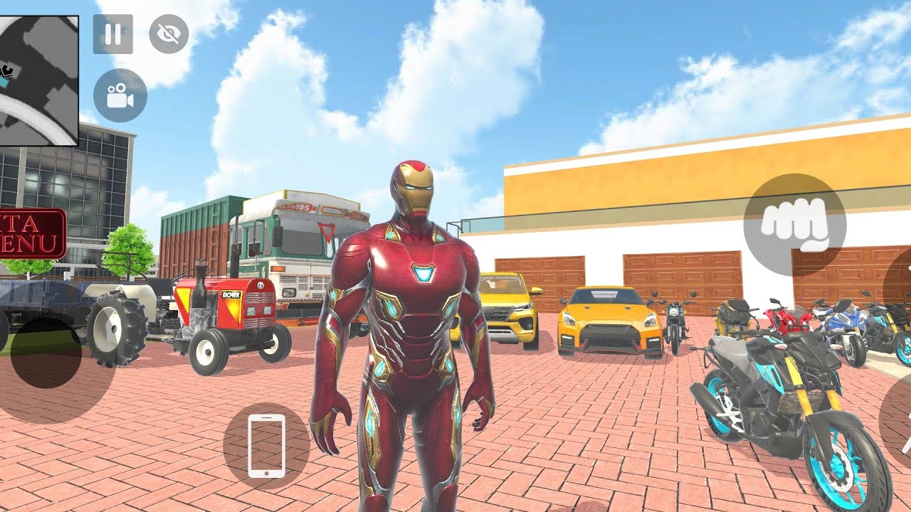 IRON MAN  New Modify bike and car 🚗  || Indian Theft Auto Simulator || 