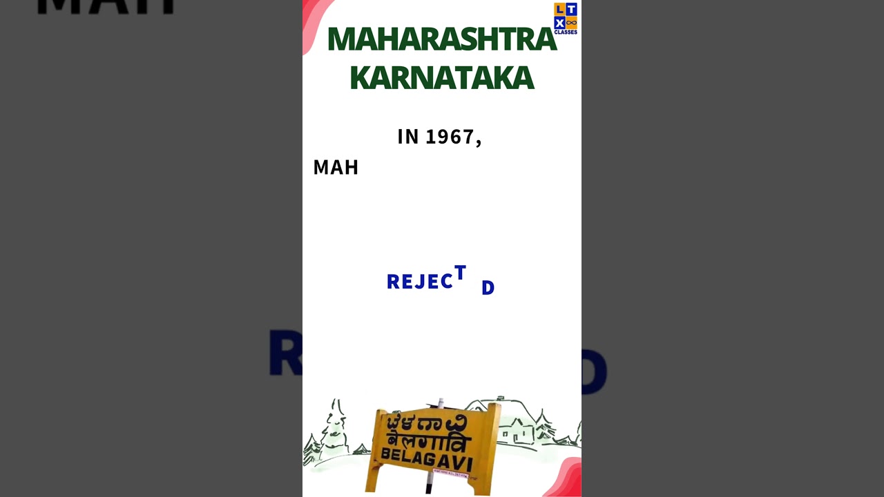 Maharashtra-Karnataka Border Dispute | #shorts #ytshorts #upsc #appsc #tspsc