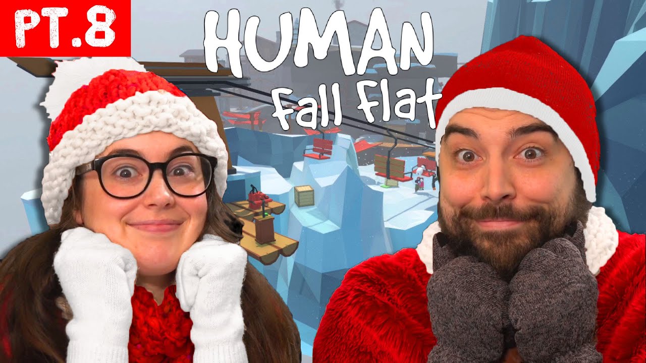 Can we keep our cool in the Ice level? 🥶 (Human Fall Flat pt.8)