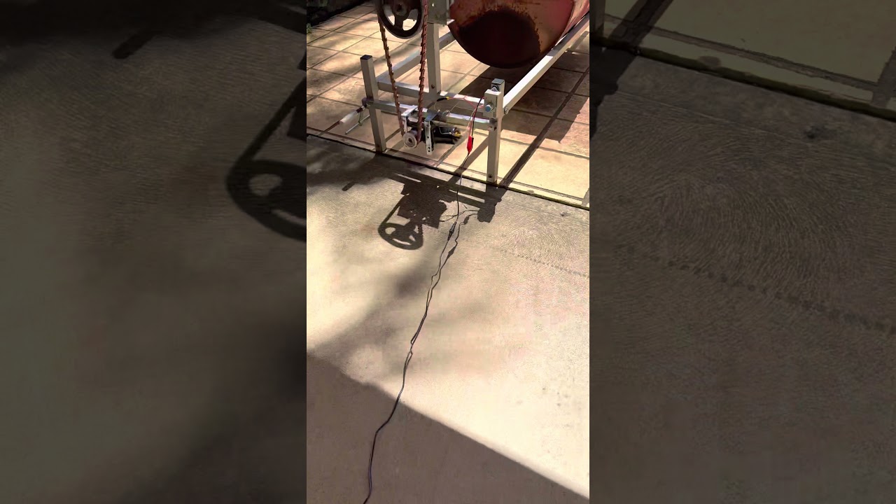 Wiper motor v belt operated with speed controller