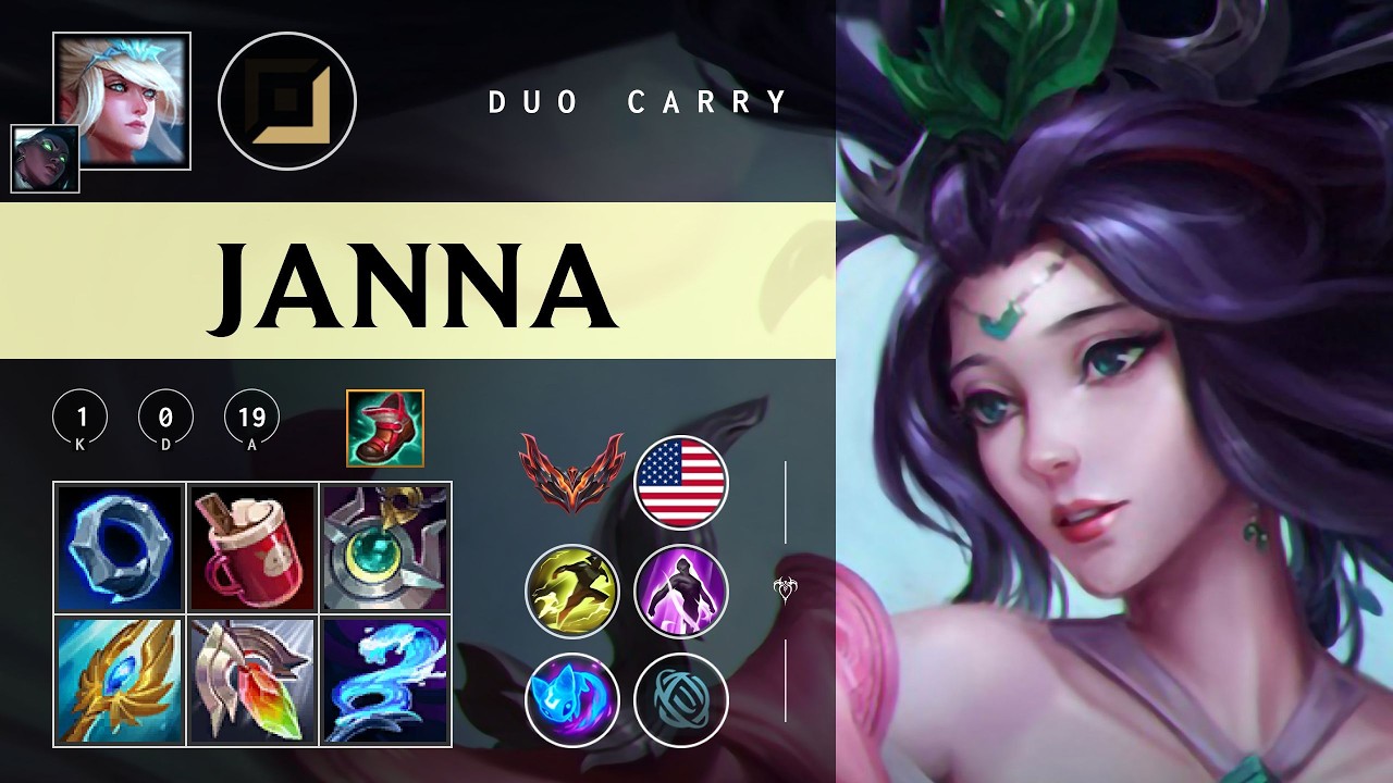 Janna Carry vs Aphelios - NA Grandmaster Patch 26.05