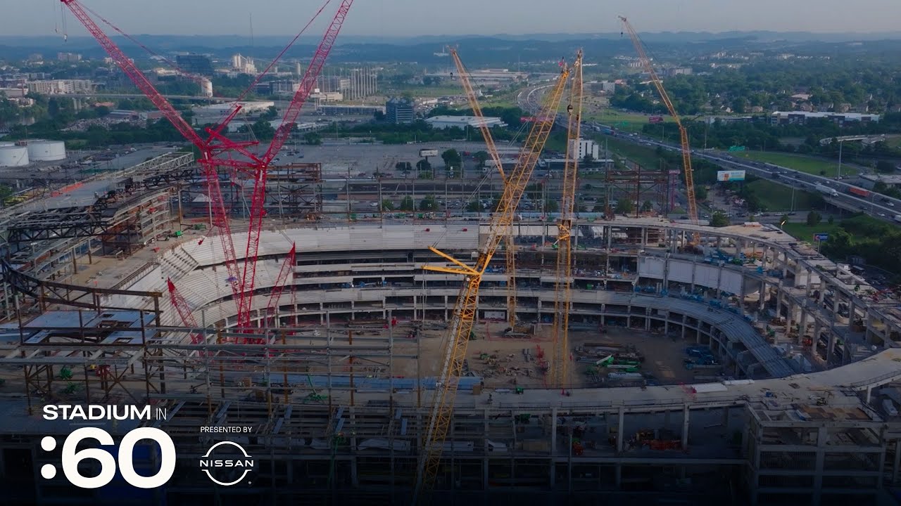 The Future Roof of the New Nissan Stadium Is Taking Shape | Stadium in :60