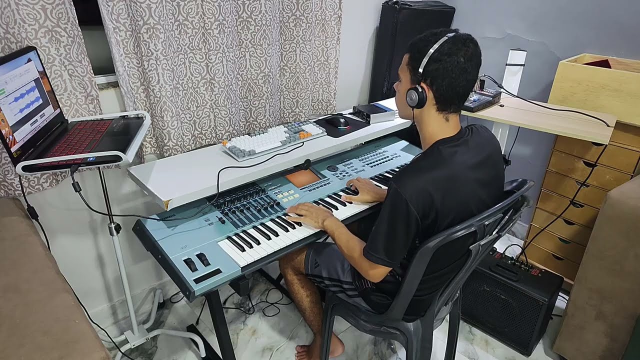 ATÉ QUE O SENHOR VENHA | Peruche Adoração - Teclado Cover - Motif XS7@Gabrioliveira1 