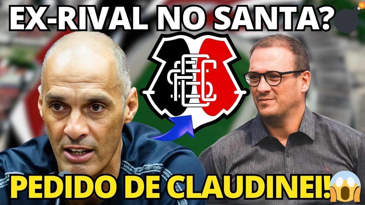 ⚫⚪🔴 BOMBA! O PEDIDO DE CLAUDINEI QUE ESTÁ DIVIDINDO A TORCIDA DO SANTA CRUZ!