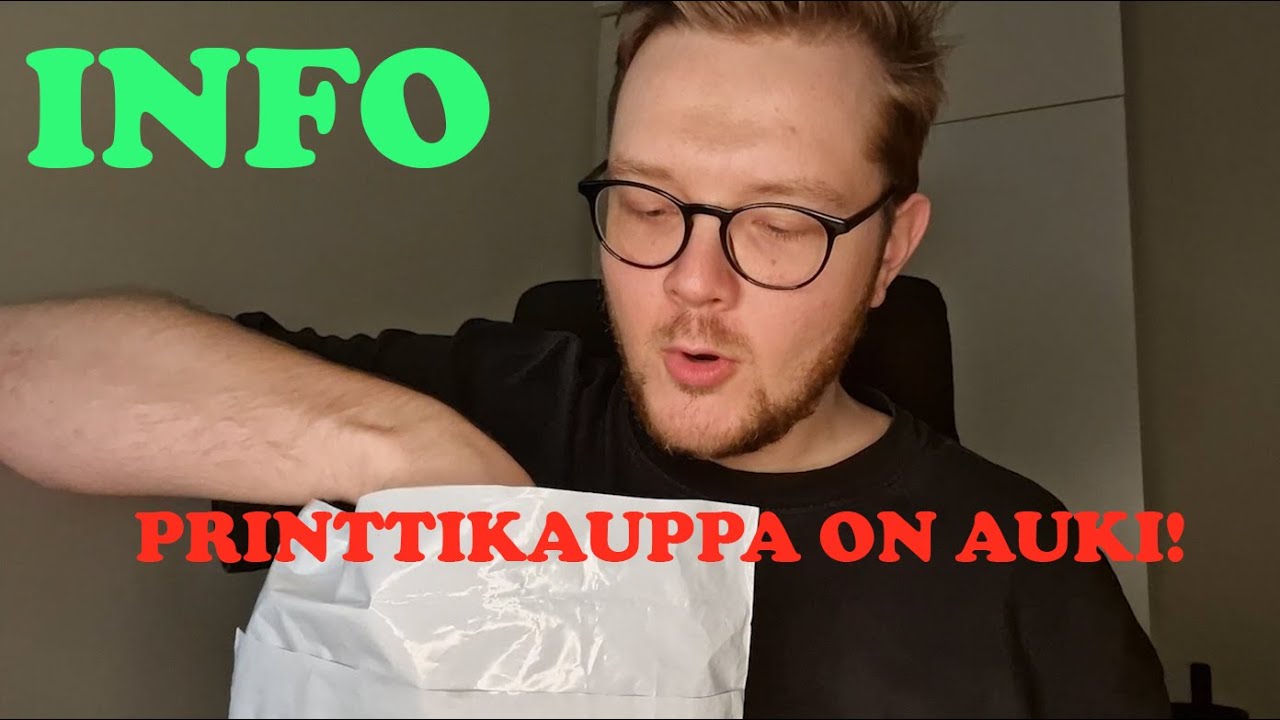 ASMR Suomi 💫 INFO: MUN PRINTTIKAUPPA ON AUKI!