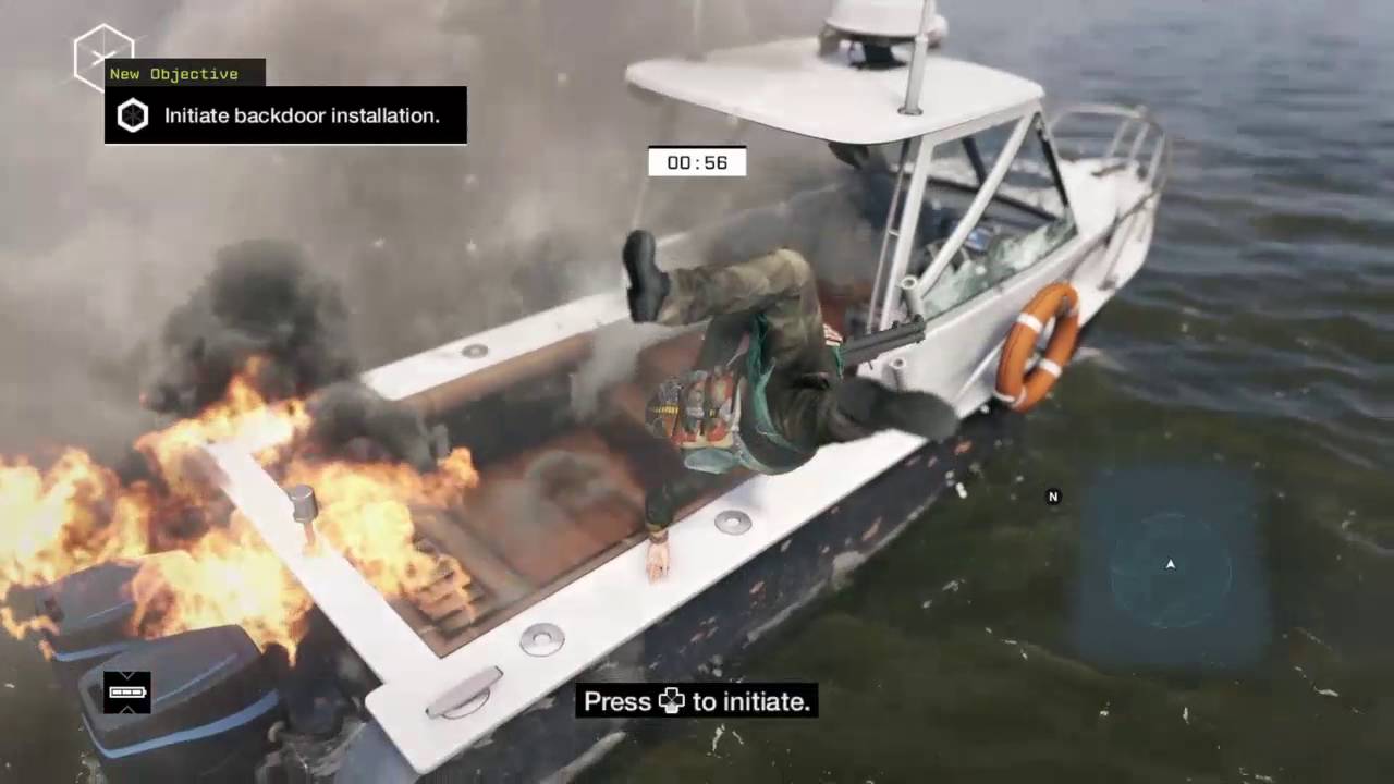 Watch Dogs Hacking- Merlaut Camper Rage Quits!