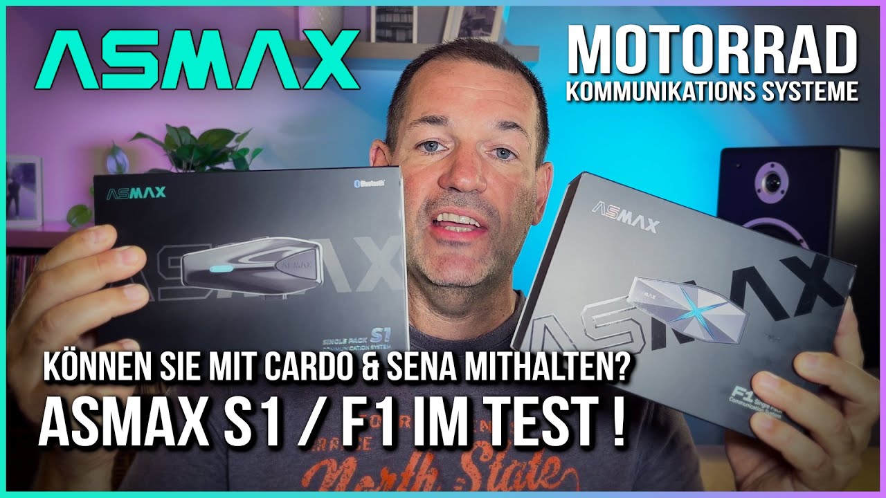 ASMAX F1 & S1 im Test: Besser als Sena & Cardo? | Motorrad Kommunikation 2025
