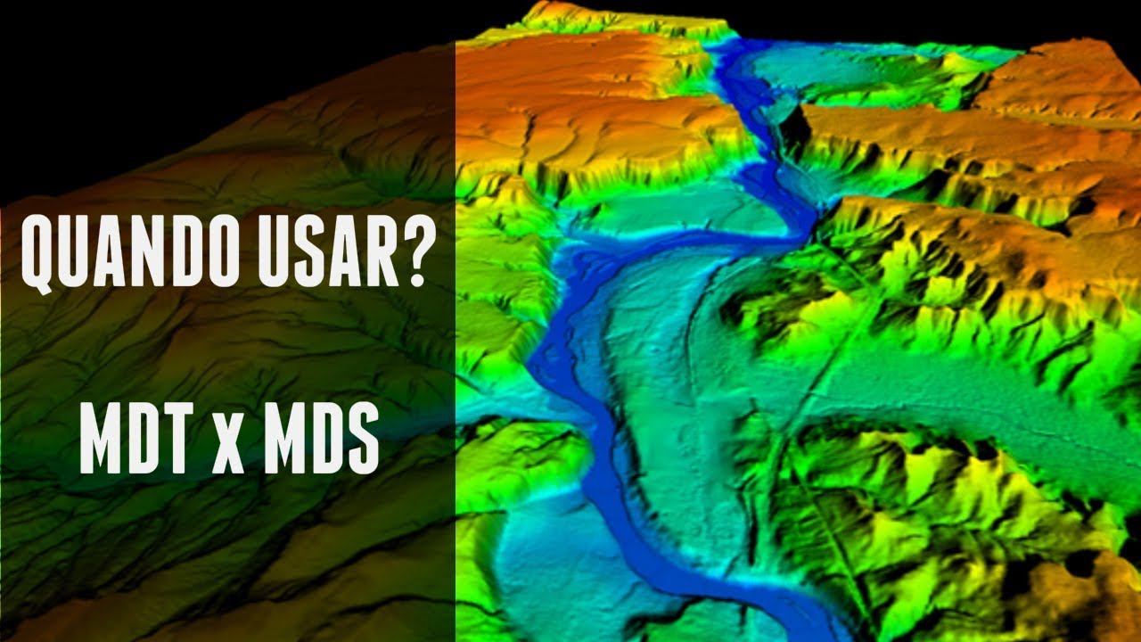 Quando usar MDT e quando usar MDS? | Geoprocessamento