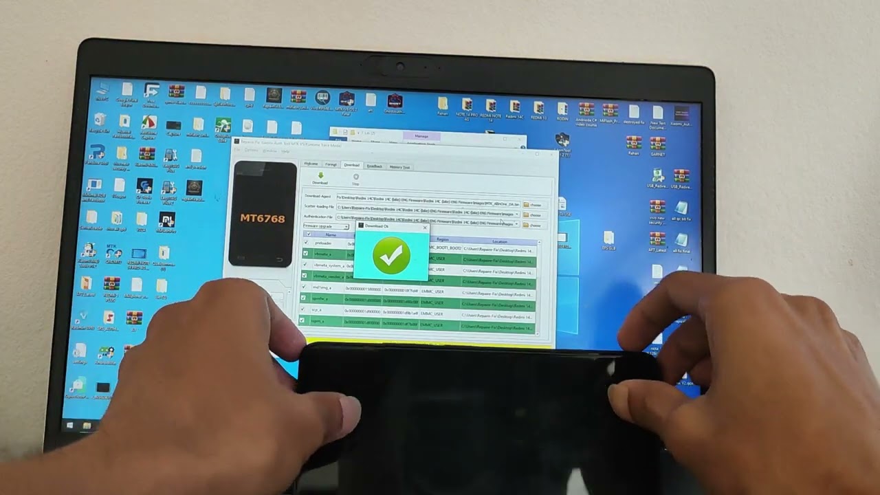 Redmi 14C Latest Security Flash Done (Damage Preloader Not Work)