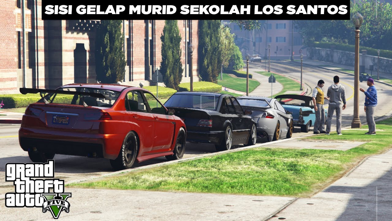 Aku Roleplay Jadi Anak Sekolah yg Gaul & Berteman Dengan Orang Kaya 😎😎 GTA 5 Online Indonesia