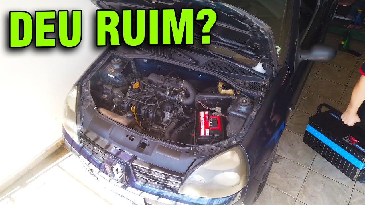 DESCOBRIMOS O MISTÉRIO DO BARULHO NO MOTOR DO CLIO - DEU RUIM