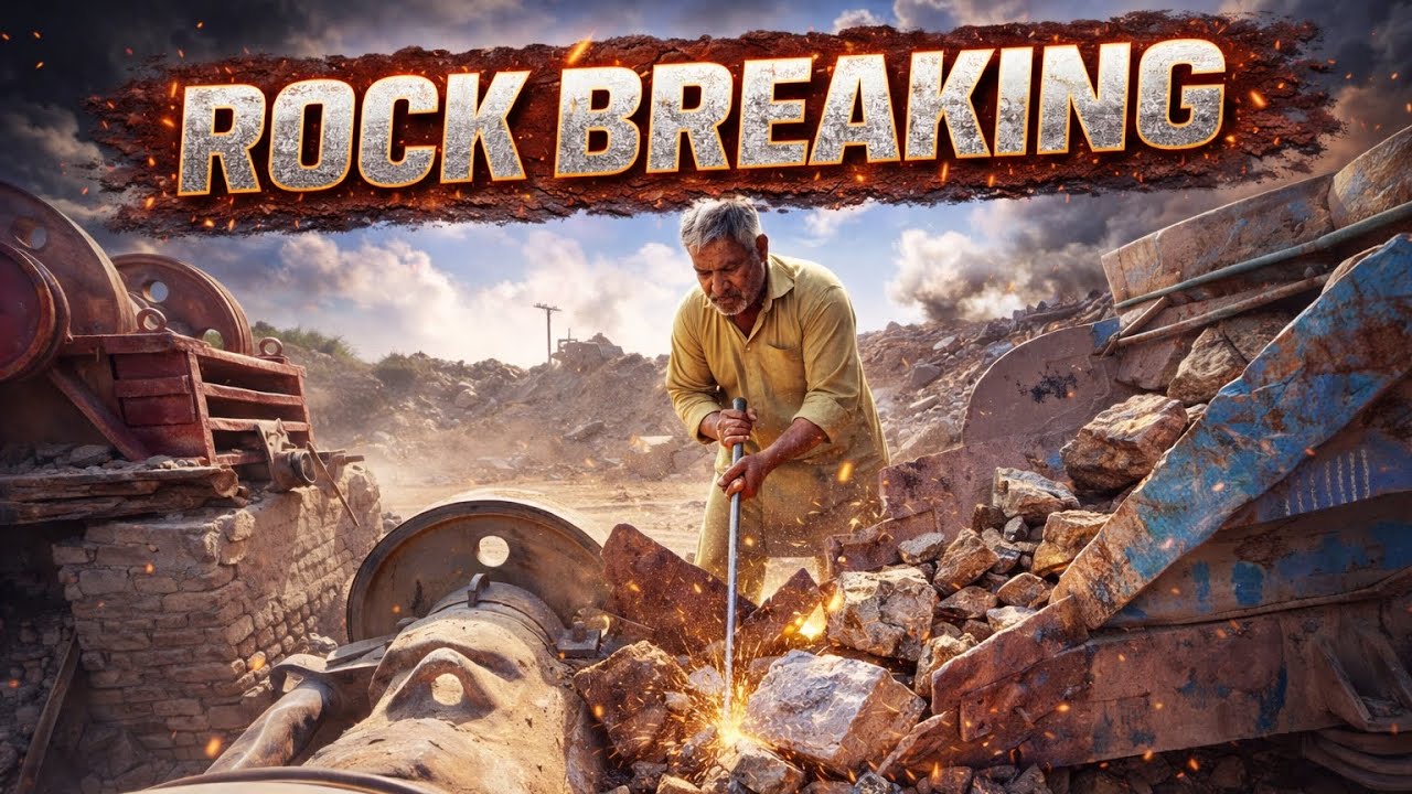 Biggest Stone Crusher Machine | Rock Breaking Process #jawcrusher #stonecrusher #heavymachinery 