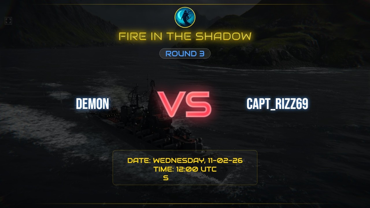 Match 3 | DEMON  vs  CAPT_RIZZ69 | FITS | Round3 | Shadow Community