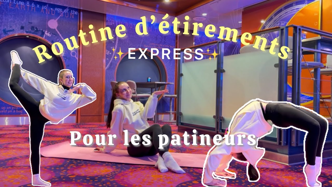 ✨Routine express✨ Pour les patineurs (10 exercices simples & efficaces)