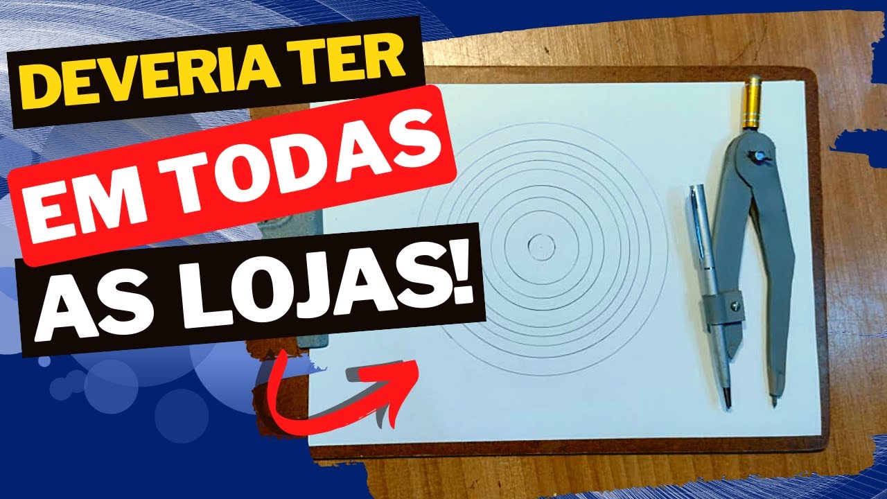 COMPASSO CASEIRO/Não tinha na loja, então fiz o meu!