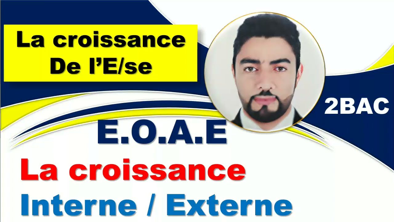 2BAC  E.O.A.E : La croissance de l'entreprise