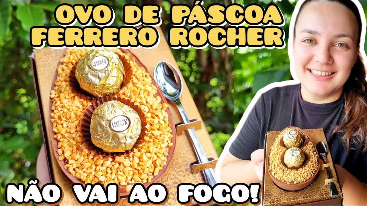 OVO DE COLHER TIPO FERRERO ROCHER MUITO FÁCIL! Páscoa 2024