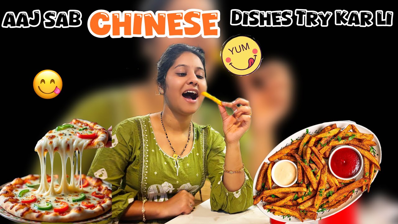 Sab chinese dishes taste kr lii 😇 #dailyvlog #familyvlog #yummy #vloggerlife 