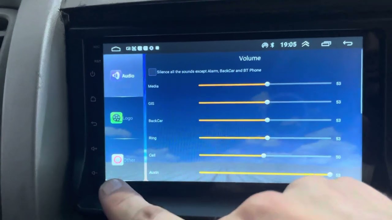 Radio. Android china , ajustes micrófono