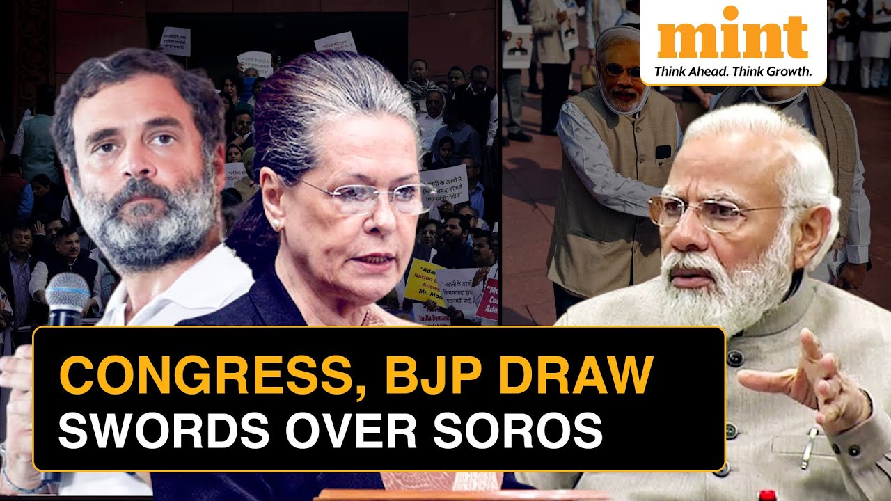 Soros Storm In Parliament: BJP Alleges Sonia Gandhi Has Links To George Soros-Funded Group | Watch