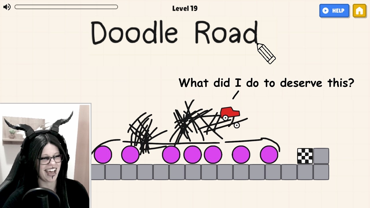 My DOODLE ROAD tracks are PURE CHAOS! (+ my car is mobbing me)