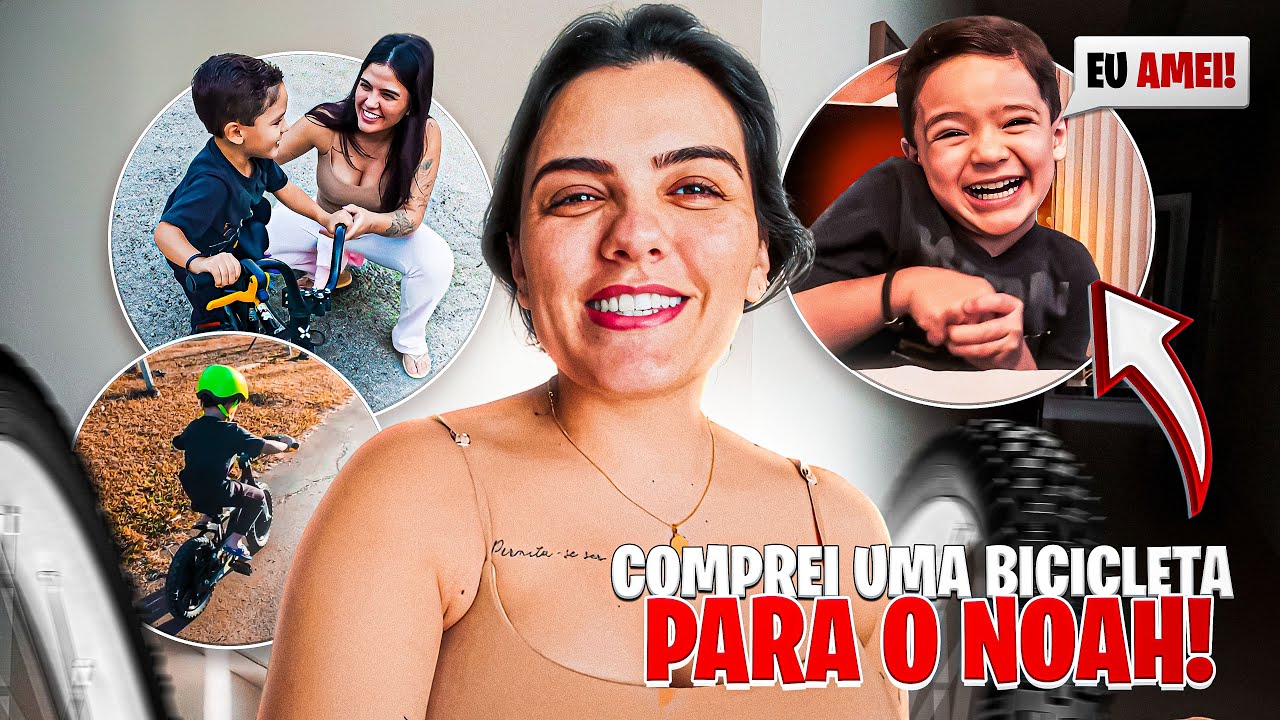 COMPREI UMA BICICLETA NOVA PRO NONO
