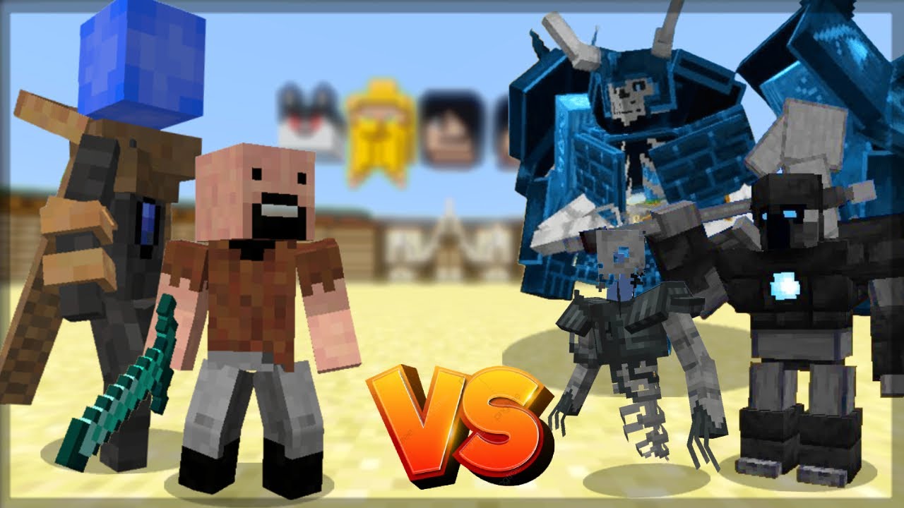 Minecraft: Notch Vs EEEAB's Mobs - Batalha De Mobs (Mob Battle) | 1.20.1