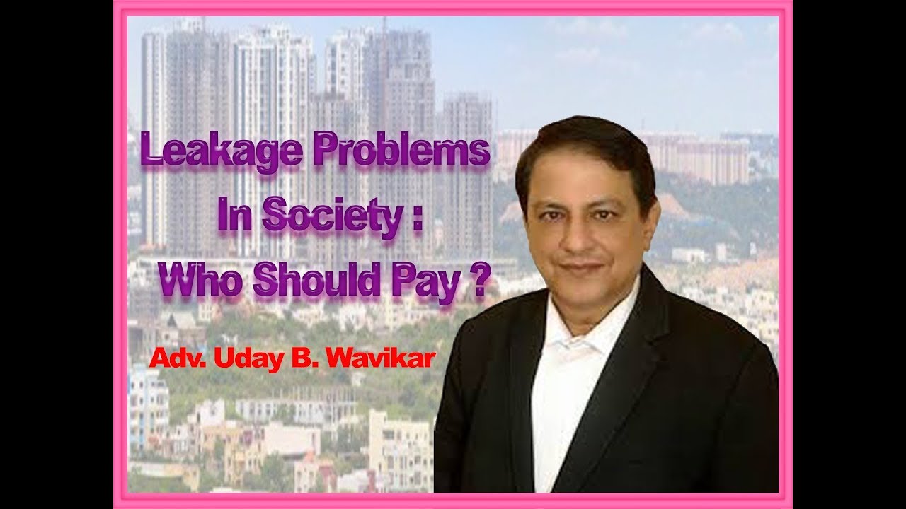 Leakage Problems In Society :  Who Should Pay ?, Uday B Wavikar