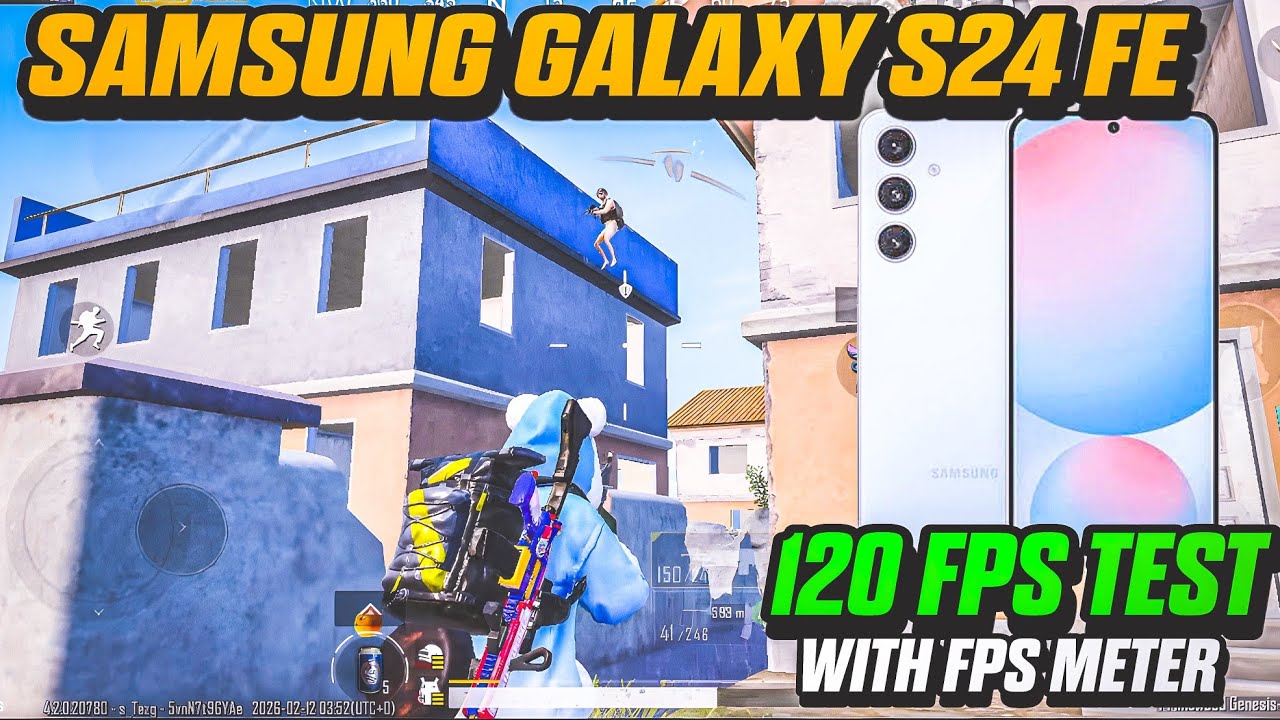 Samsung Galaxy S24 FE 5G PUBG Test |  Smooth 120 FPS + 4X AA! 🔥 (Insane Performance)