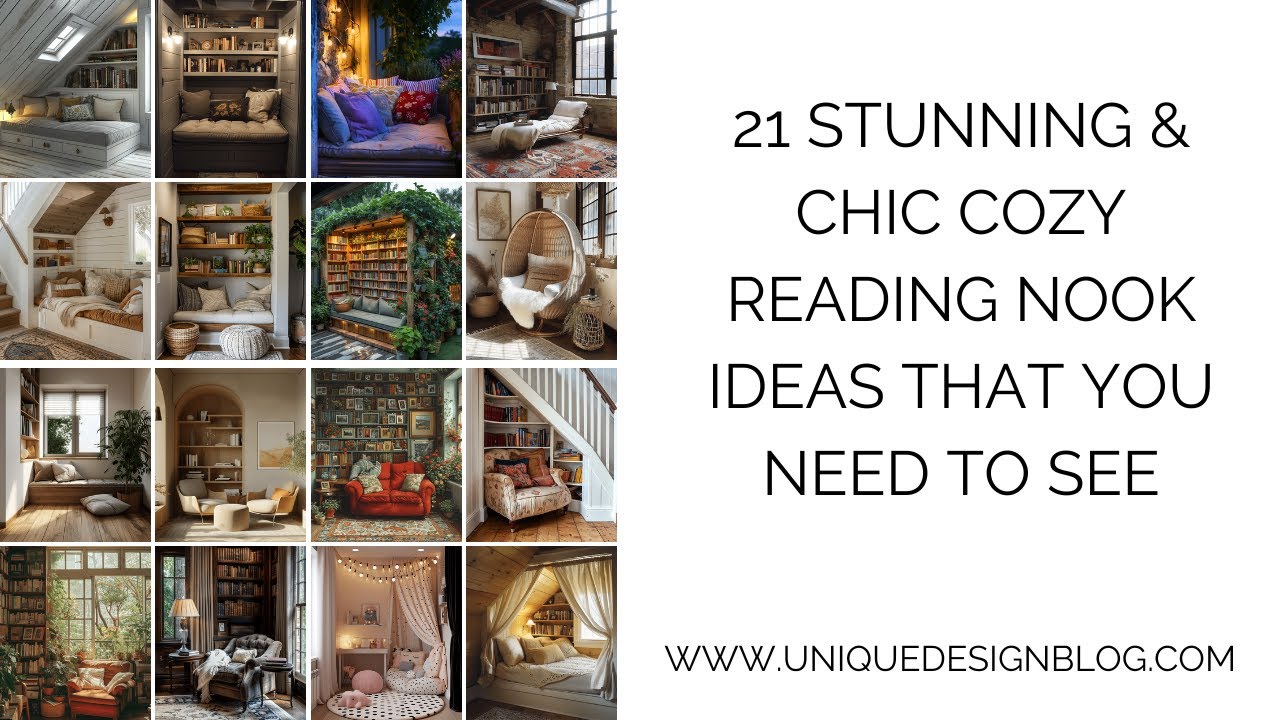 21 Stunning & Chic Cozy Reading Nook Ideas that you need to see