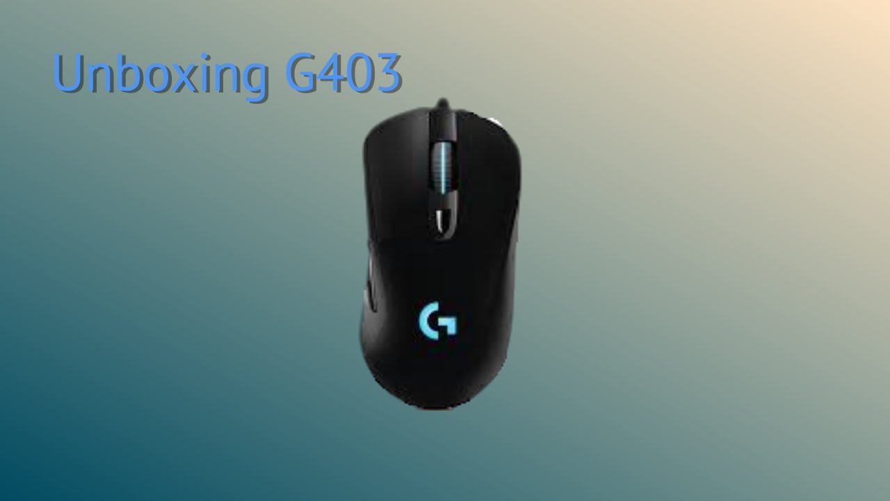 Logitech G403 Unboxing!