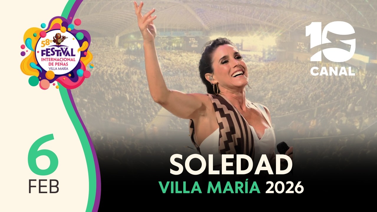 SOLEDAD PASTORUTTI en Villa María 2026 | Festival Internacional de Peñas