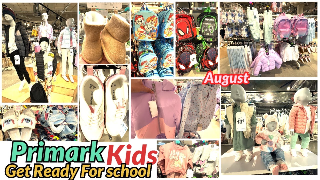 Primark kids new arrivals||Get ready for school 🥰||August 2024
