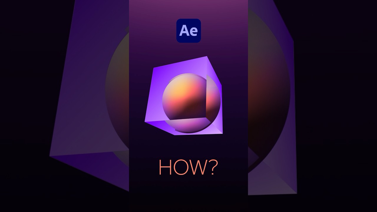 Refracting 3D Cube Animation in After Effects | Tutorial