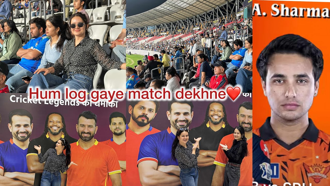 Legends league 🏏 cricket❤️ stadium 😳🫶🏻#match #stadium #trendingvlog #viralvideo #nikitavlog 