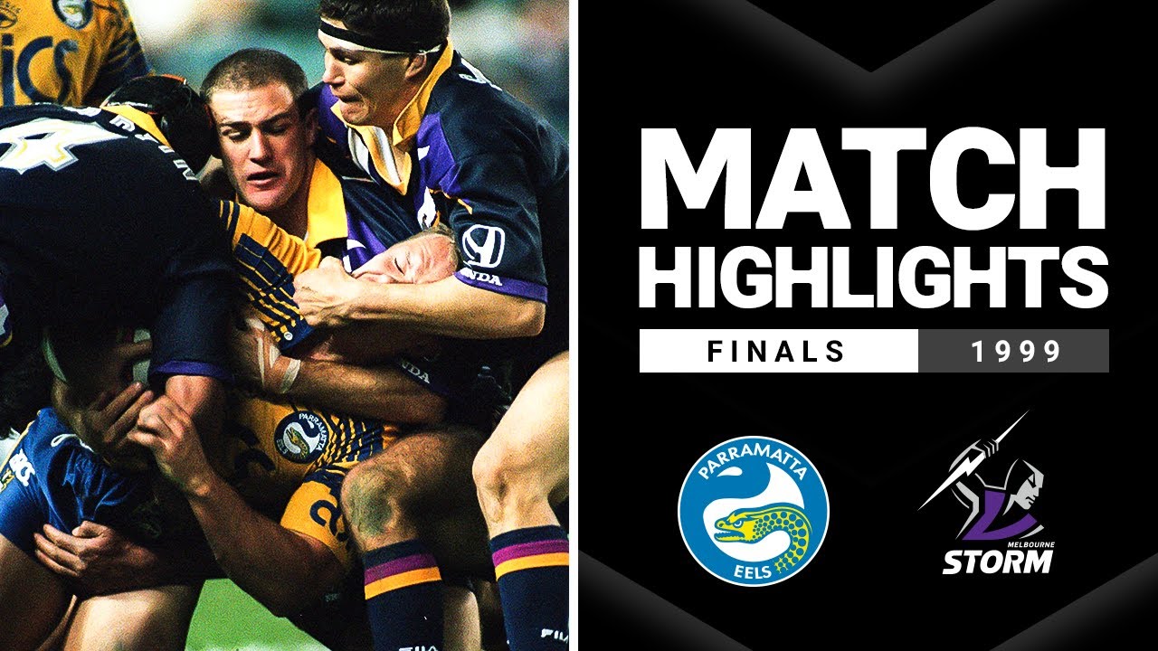 NRL Highlights | Eels v Storm Preliminary Final, 1999 | Classic Match Highlights