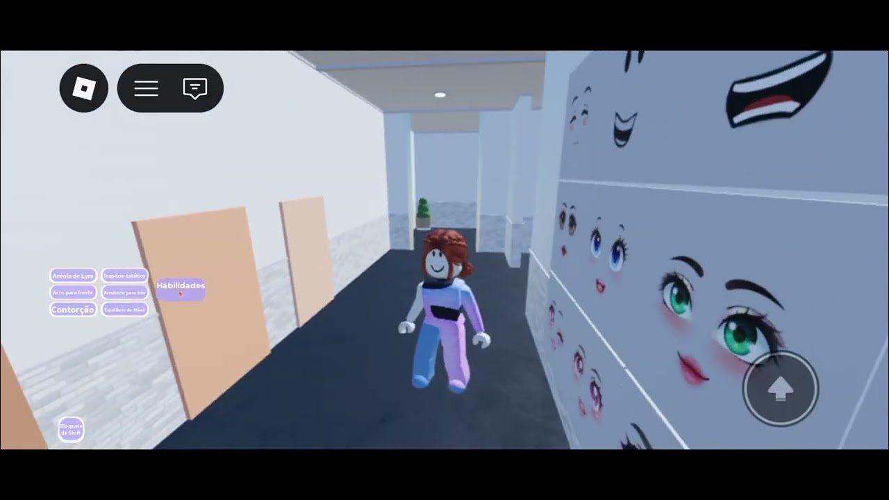 Jogando o jogo de acrobacias*a gente se saiu bem?*