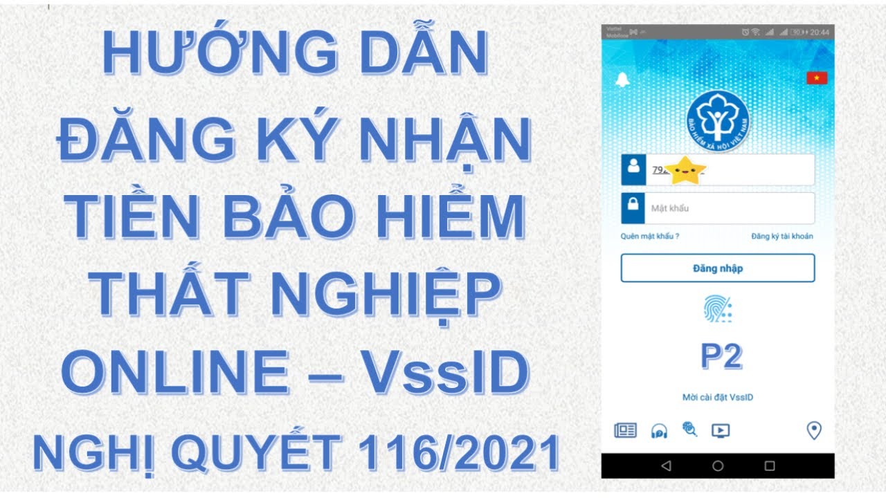 Hướng dẫn đăng ký nhận tiền Bảo hiểm thất nghiệp online NQ 116/2021  - VssID  | DW Channel dw