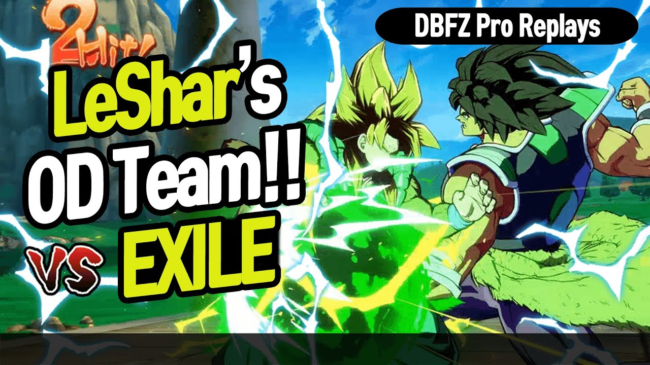 【DBFZ】 Look at this OD Team! LeShar vs EXILE 【DBFZ Pro Replays】
