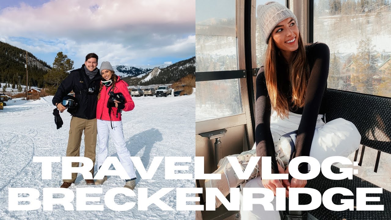 TRAVEL VLOG: Breckenridge, CO, snowmobiling, skiing, exploring downtown Breck, winter vacation