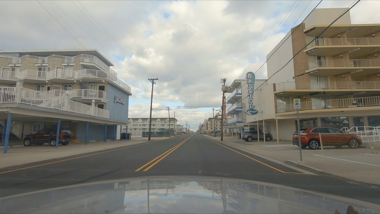 Winter Drive in Wildwood NJ