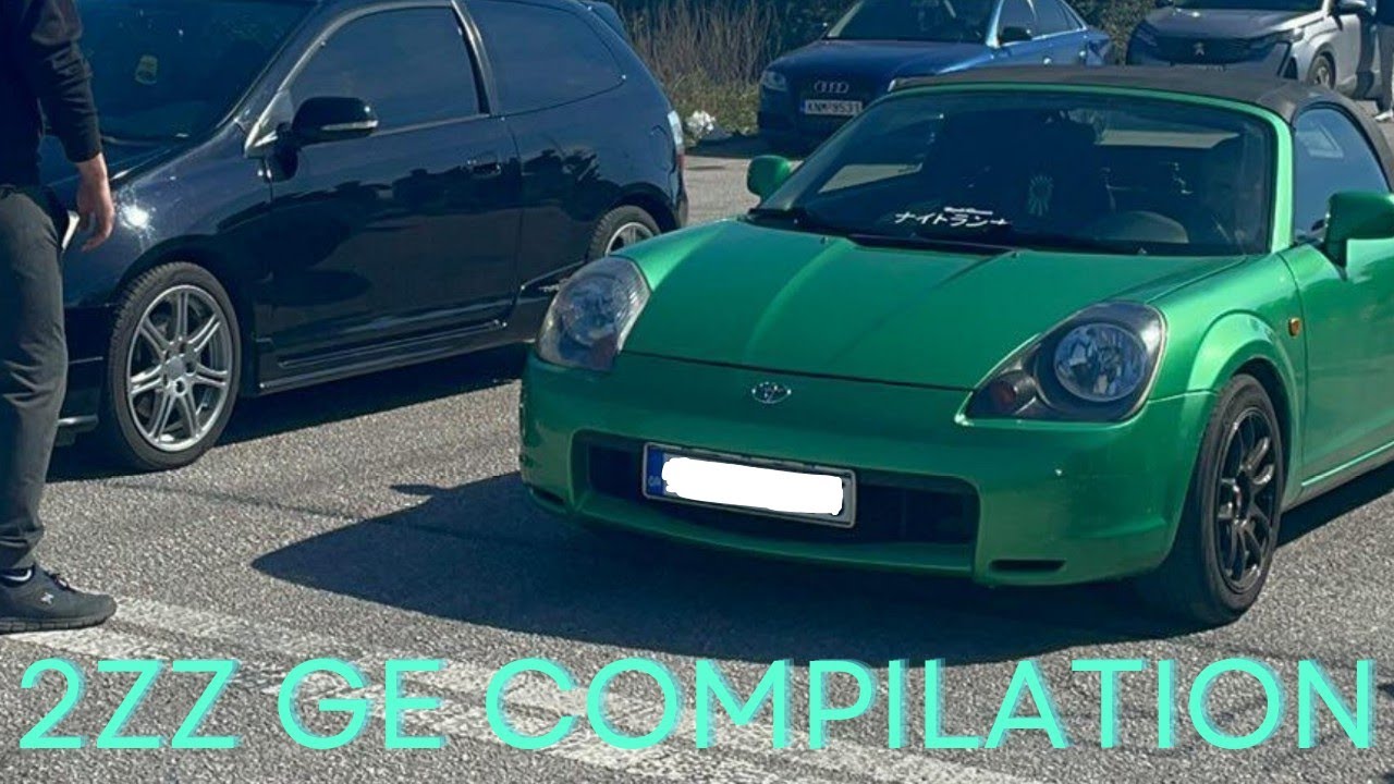 Toyota mr2 spyder 2zz-ge drag race compilation